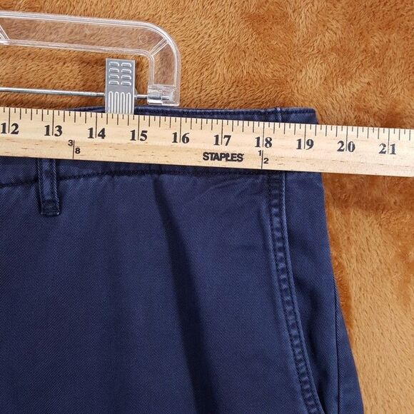ALEX MILL Pants Mens Size 38 Navy Chino Straight Leg Adjustable Waist $165 - Picture 8 of 11